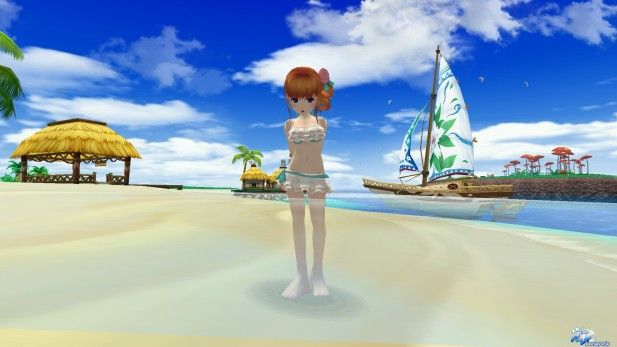 3D-sport-golf-mmo-games-pangya-bikini-beach-sky-water-ship-screenshot