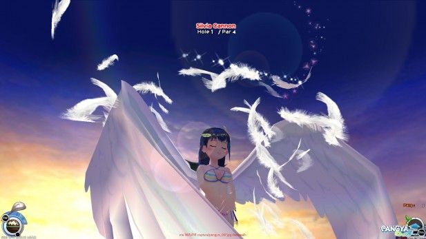 3D-sport-golf-mmo-games-pangya-feather-bikini-wings-screenshot