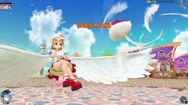 3D-sport-golf-mmo-games-pangya-sky-feather-wings-screenshot