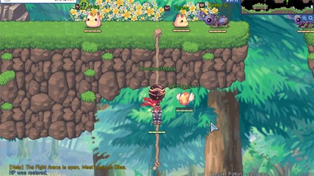 cute-mmo-games-latale-forest-area-hill-screenshot