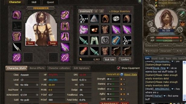 browser-mmo-games-dragons-call-character-panel-screenshot