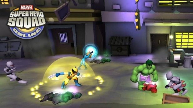 mmo-games-marvel-super-hero-squad-online-some-people-and-wolverine-screenshot