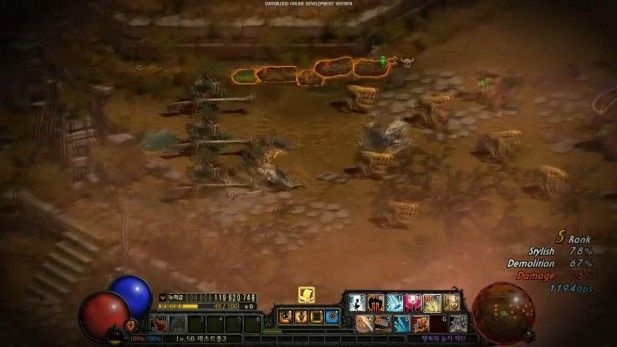 action-mmo-games-dark-blood-online-training-screenshot