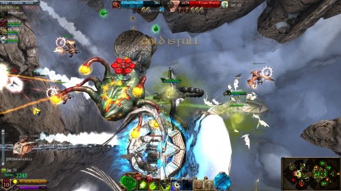 Dragons and Titans When your team has summoned a Chaos Titan, it's a good strategy to stand behind him and do a maniacal, evil laugh