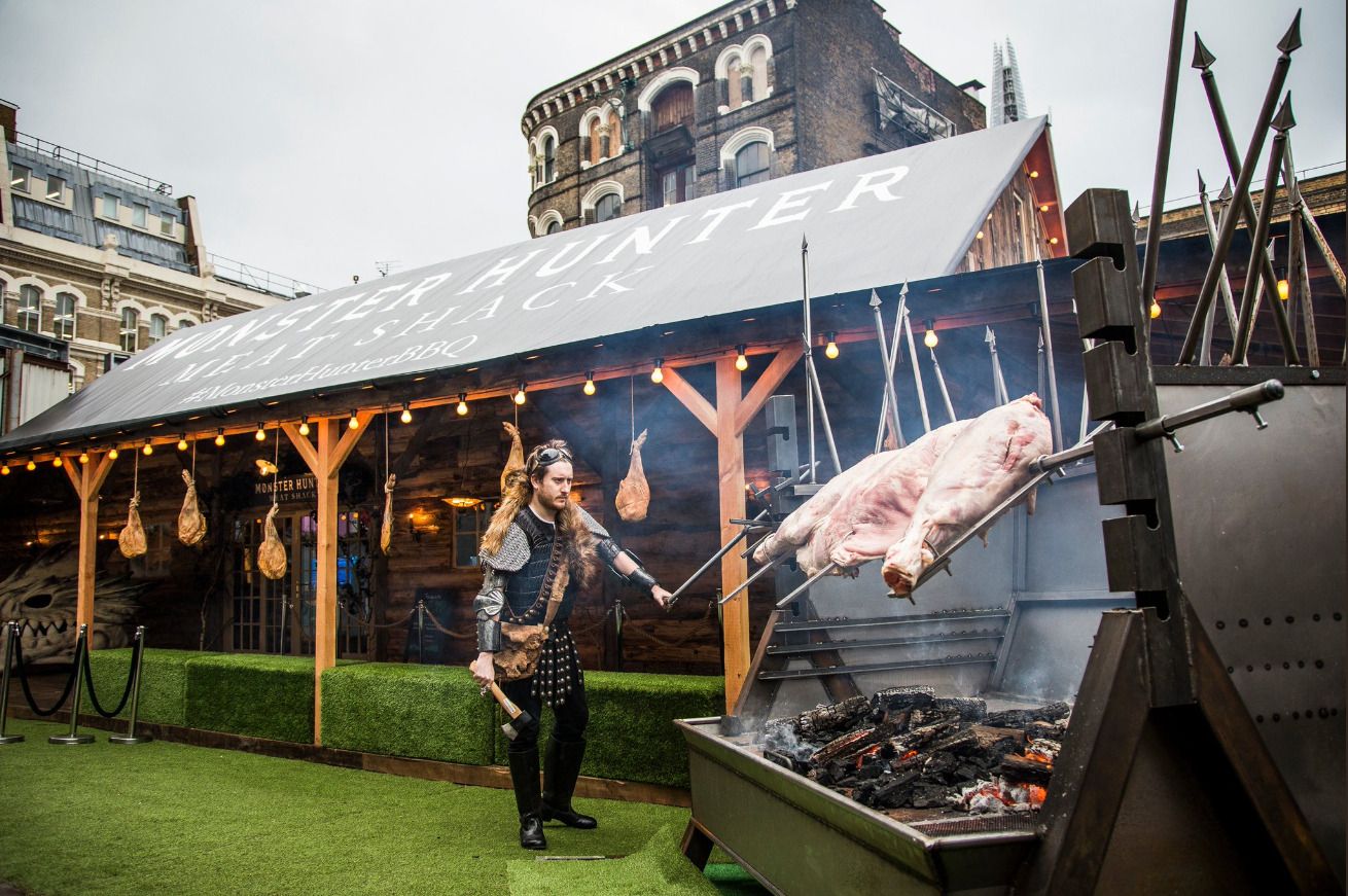 Monster Hunter World Opens a PopUp BBQ Restaurant