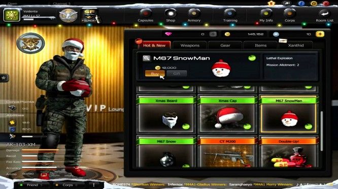 Soldier Front 2 xmas loadout