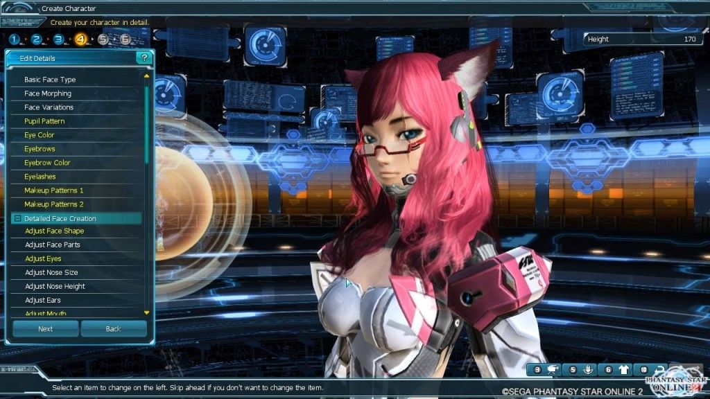 pso2 character creation english
