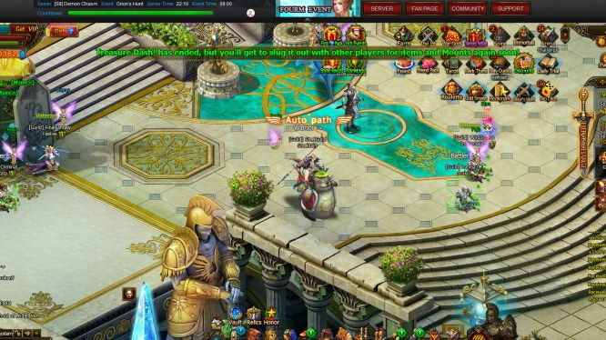 You can literally auto path anywhere.