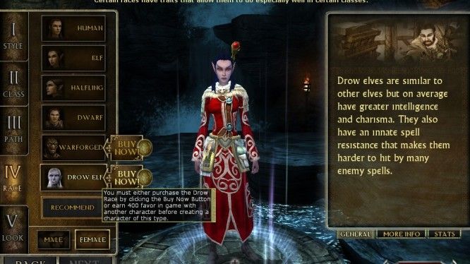DDO - Character Creation