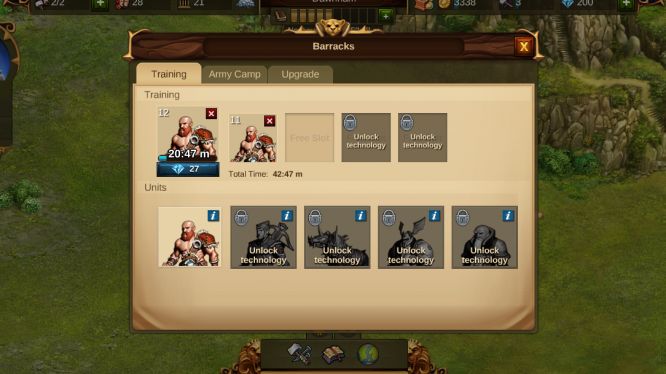 Elvenar -- Barracks
