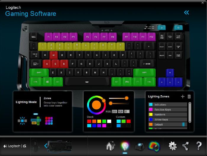 logitech gaming software 8 x