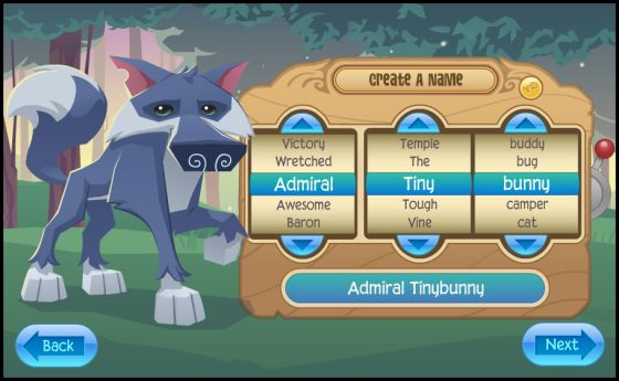 Animal Jam Character Creation