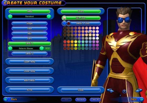 City of Heroes Screenshots Costume Creation
