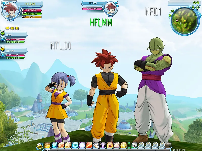 First Look at Dragon Ball Online Galaxy! Dragon Ball MMORPG