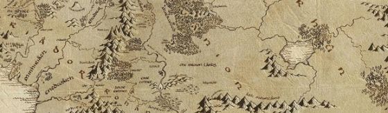 Middle Earth Map Banner