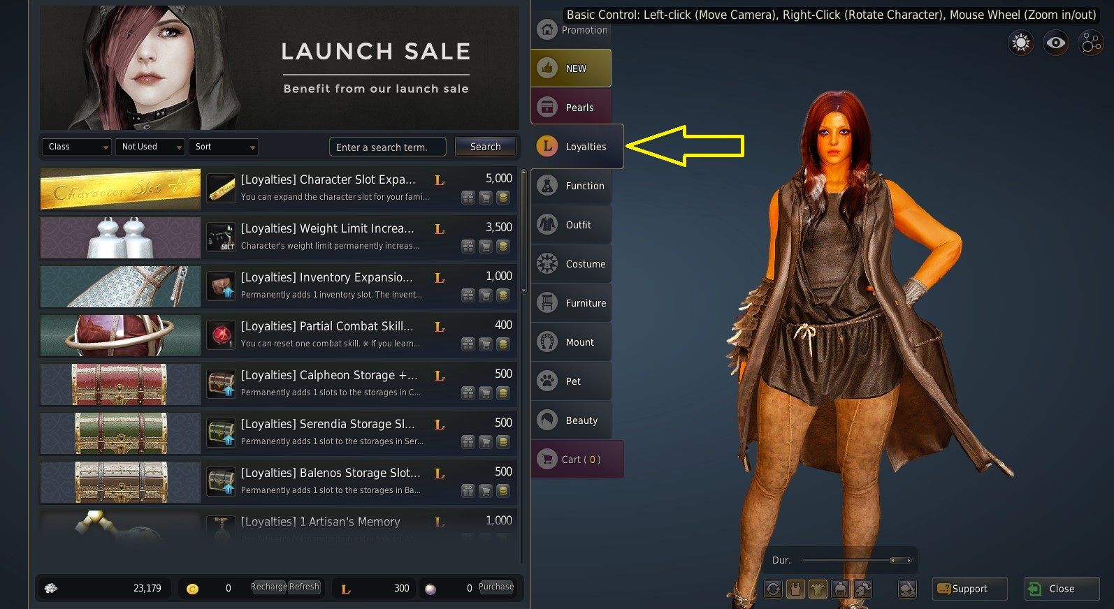 black desert online shop items