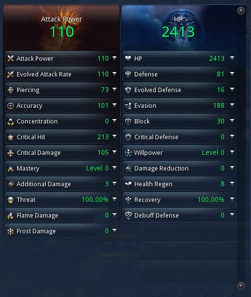A Look at Stats in Blade and Soul