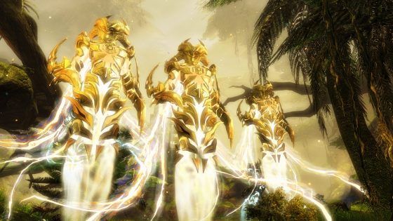 Play with an exalted armor in Heart of Thorns