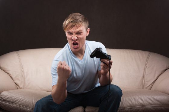 angry gamer