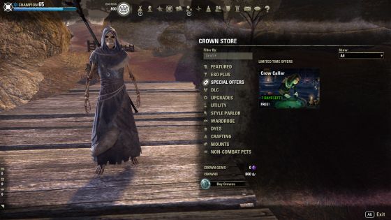 Purchase the Crow Caller to start the Witches Festival.