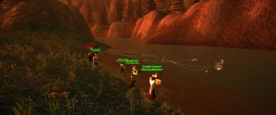 Warcraft Paladin Fishing Party