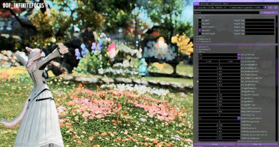 reshade dof settings