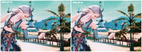 gpose dof settings