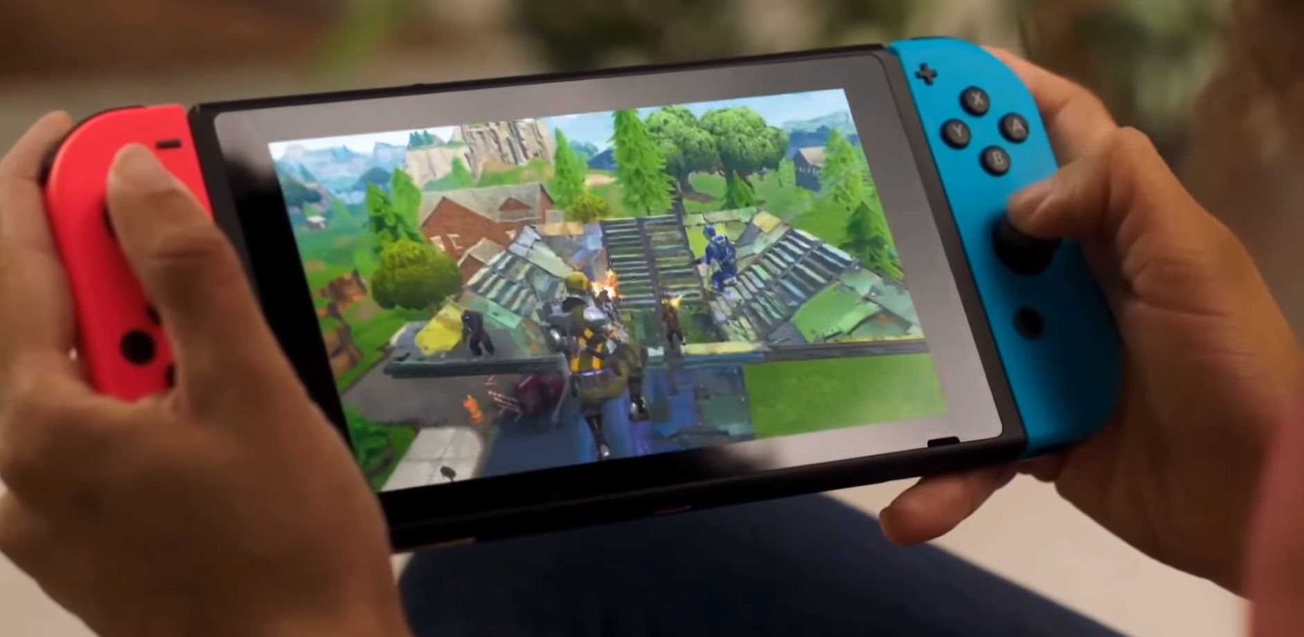 it wasn t surprising given the leaks that surfaced prior to nintendo s e3 direct but alas fortnite has indeed landed on the nintendo switch - nintendo switch fortnite gameplay season 7