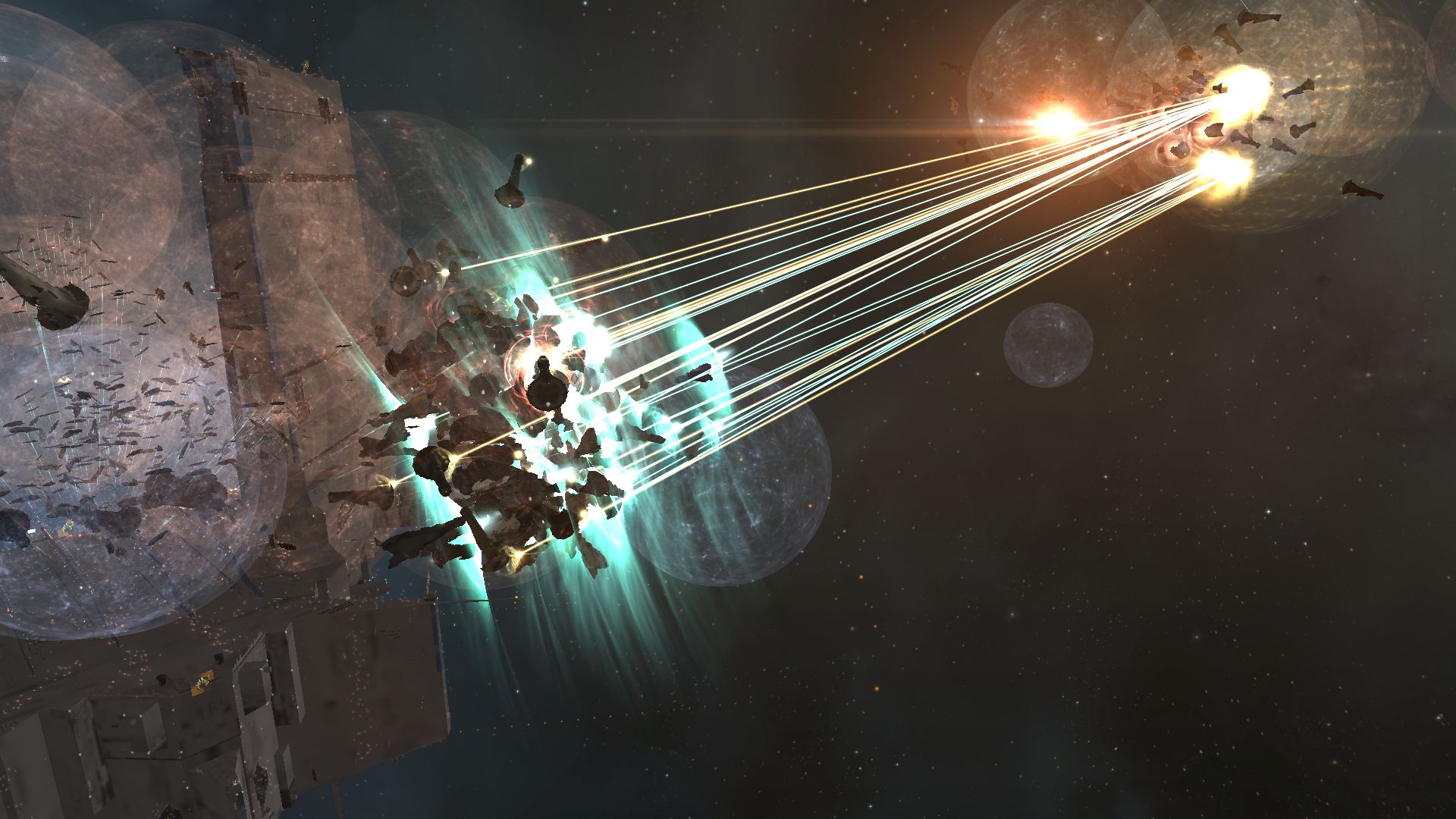eve online players have another record breaking battle mmogames com