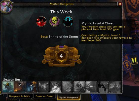 wow Mythic+ dungeon