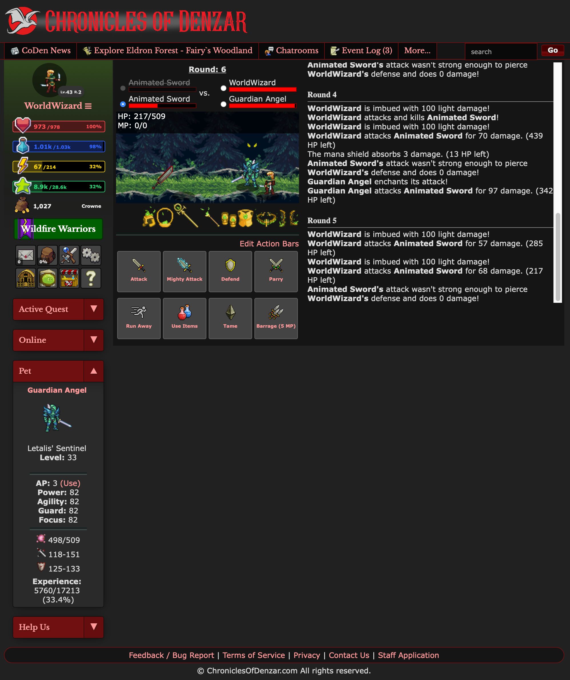 Chronicles of Denzar - MMOGames.com