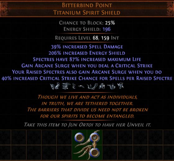 Path of Exile: Betrayal Bitterbind Point