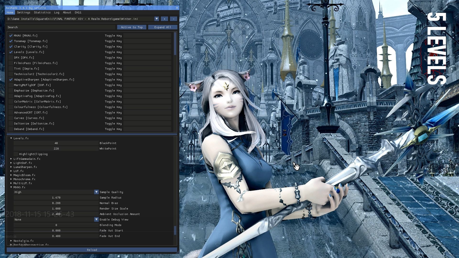 ffxiv reshade presets zeroa