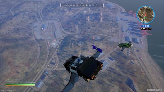 Notmycar Beta Weekend Test Airplane Drop Cars With Wings