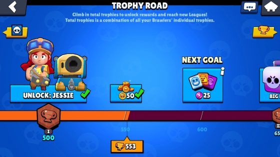 Brawl Stars Trophy Road