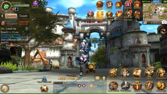 Era of Legends Review Auto-Running in the City