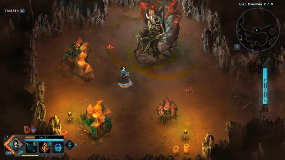 Children of Morta Review Skeleton Cave