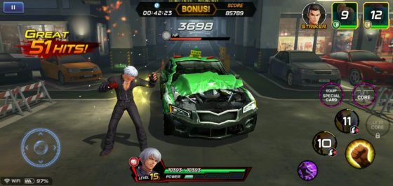 The King of Fighters Allstar Review Car Bonus Stage