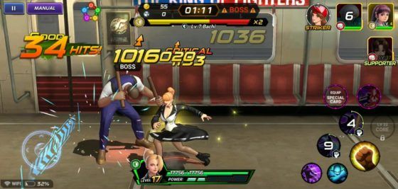 The King of Fighters Allstar Review Subway Boss Fight