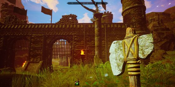 The weather worn stones of a forge, a starting position in Citadel: Forged with Fire.
