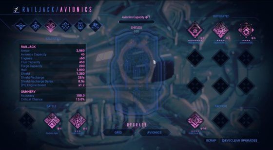Warframe Empyrean Railjack Avionics