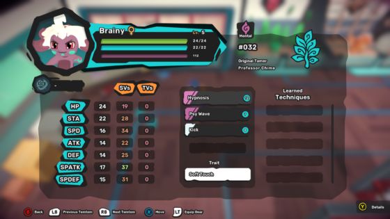 Temtem Type chart, Type effectiveness and weakness explained