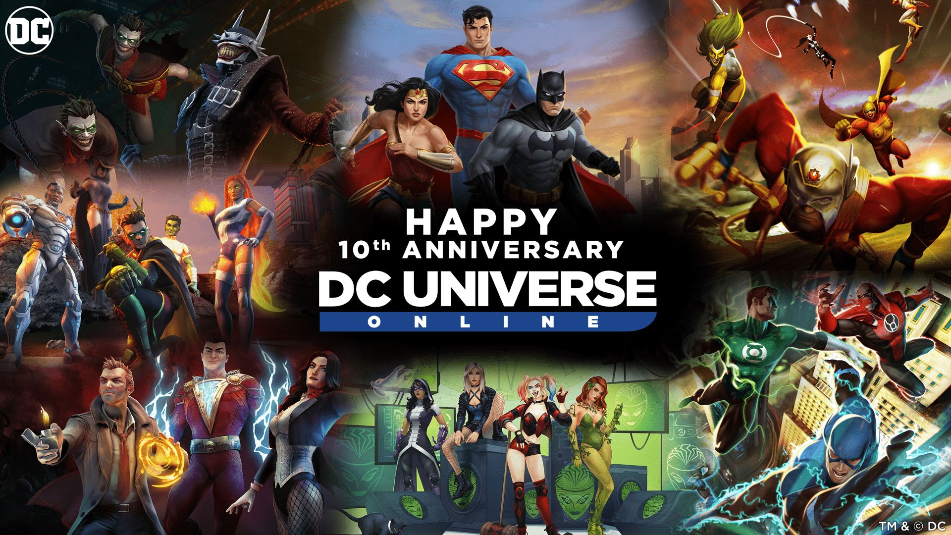 dc universe 10th anniversary collection list