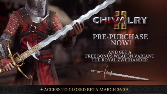 Chivalry 2 closed beta bonuses